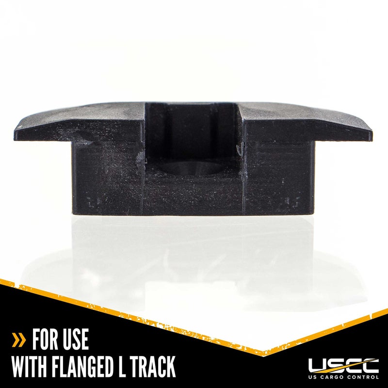 US Cargo Control Flanged End Cap for Recessed L-Track Rails, L Track End Caps Eliminate Sharp Edges On Flanged L-Track - Easily Roll Over Motorcycles, ATVs, and Other Wheeled Cargo - Image 3
